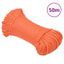 arbejdsreb 3 mm 50 m polypropylen orange