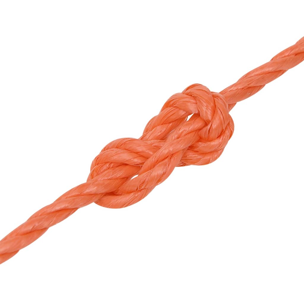 arbejdsreb 3 mm 250 m polypropylen orange