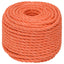 arbejdsreb 10 mm 25 m polypropylen orange