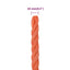 arbejdsreb 10 mm 50 m polypropylen orange