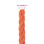 arbejdsreb 12 mm 25 m polypropylen orange