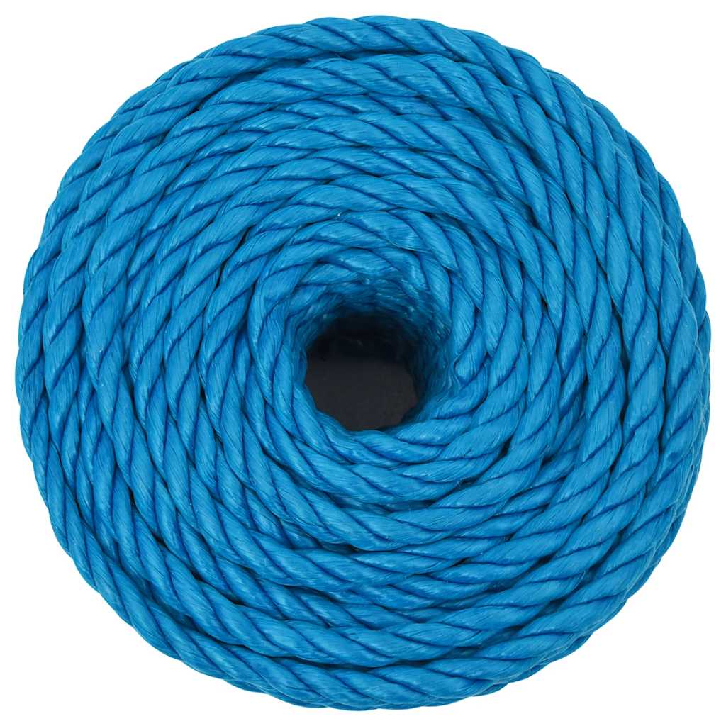 arbejdsreb 10 mm 50 m polypropylen blå