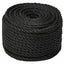 arbejdsreb 10 mm 50 m polypropylen sort