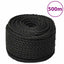 arbejdsreb 10 mm 500 m polypropylen sort