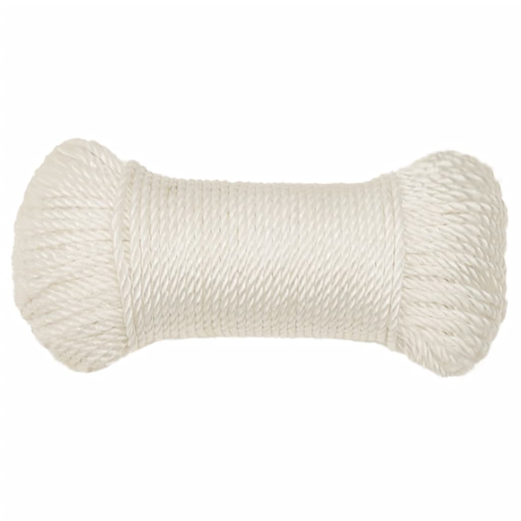 arbejdsreb 3 mm 25 m polypropylen hvid