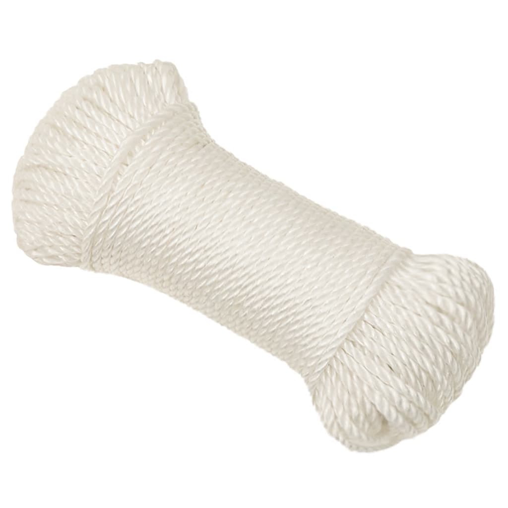 arbejdsreb 3 mm 50 m polypropylen hvid