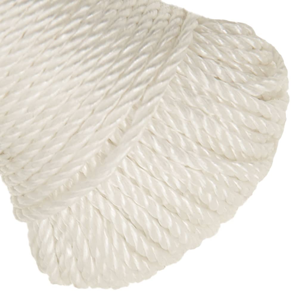 arbejdsreb 3 mm 250 m polypropylen hvid