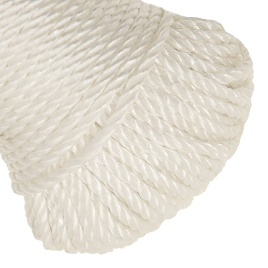 arbejdsreb 3 mm 500 m polypropylen hvid