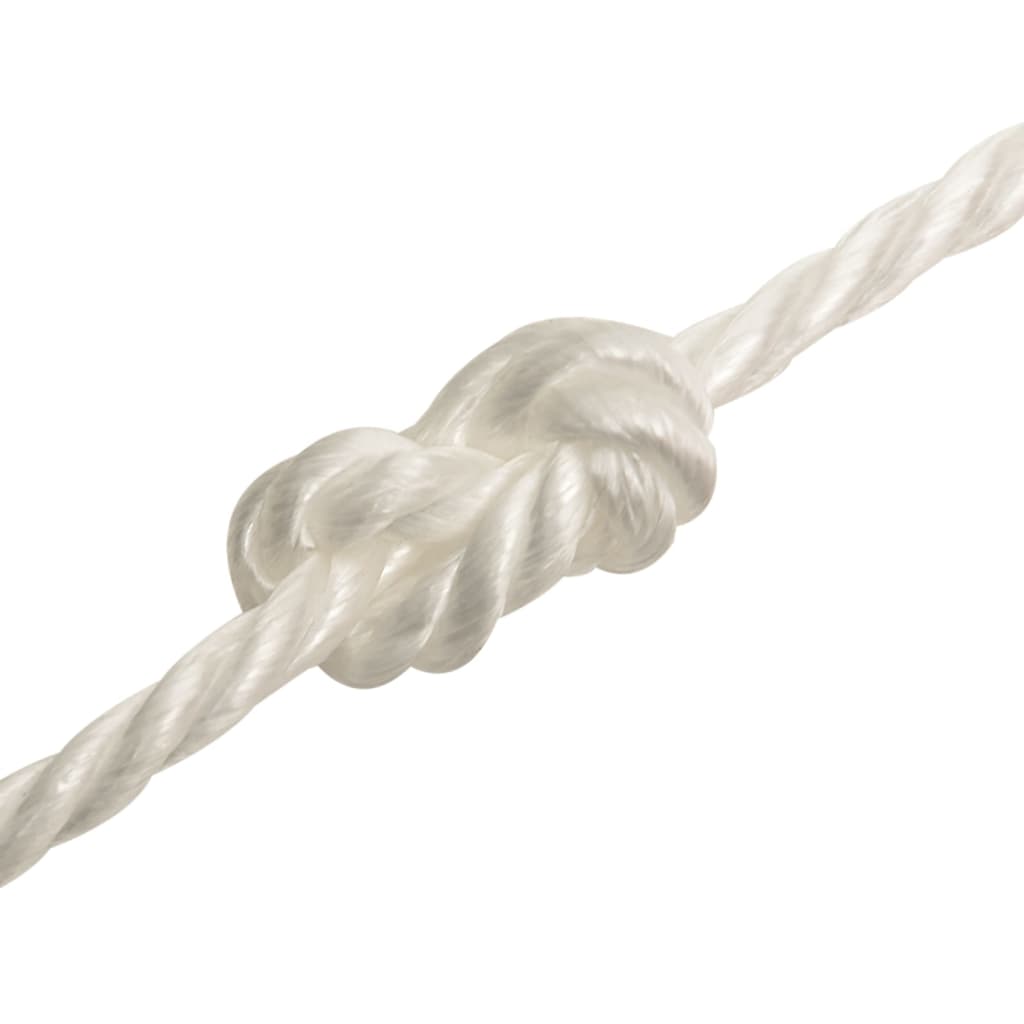 arbejdsreb 14 mm 100 m polypropylen hvid