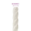 arbejdsreb 16 mm 25 m polypropylen hvid