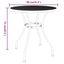 spisebordssæt til haven 5 dele strækmetalnet antracitgrå