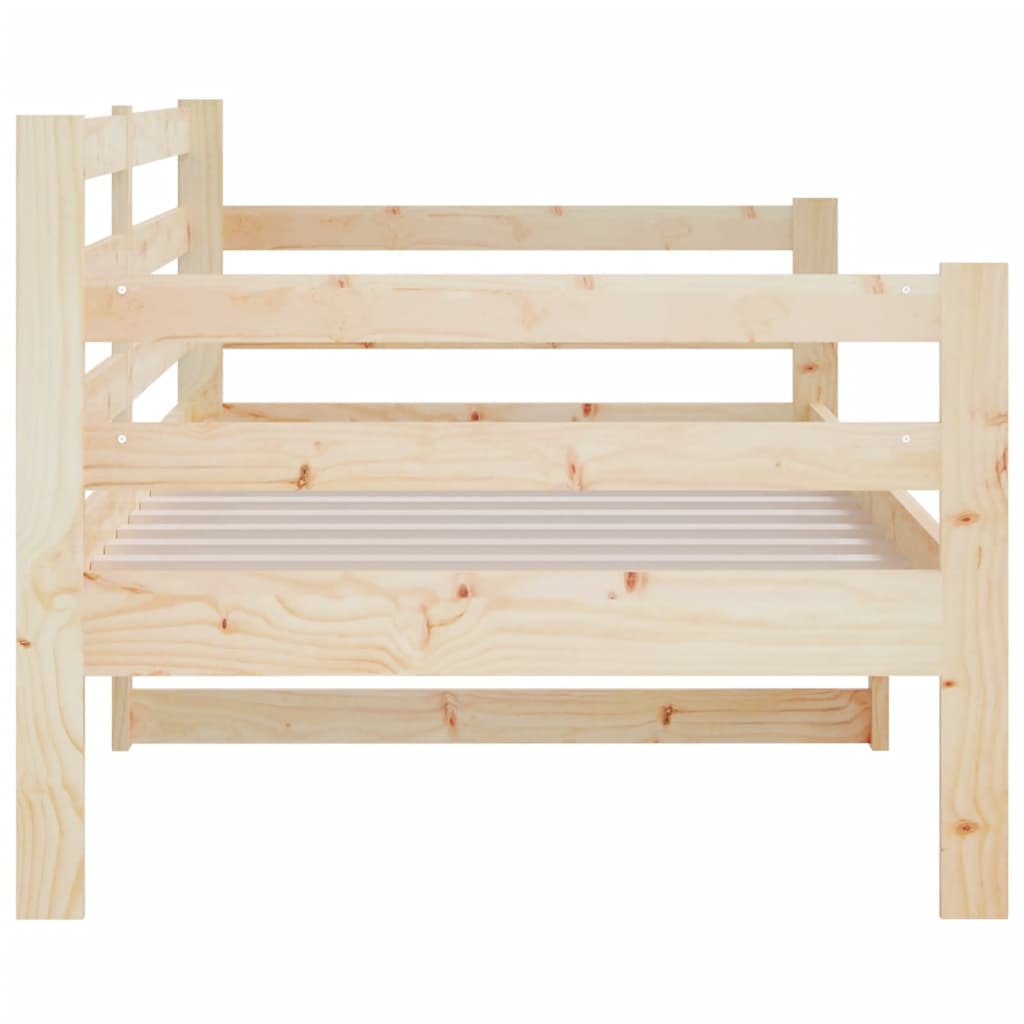daybed uden madras 90x190 cm massivt fyrretræ