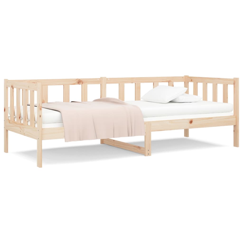 daybed uden madras 90x190 cm massivt fyrretræ