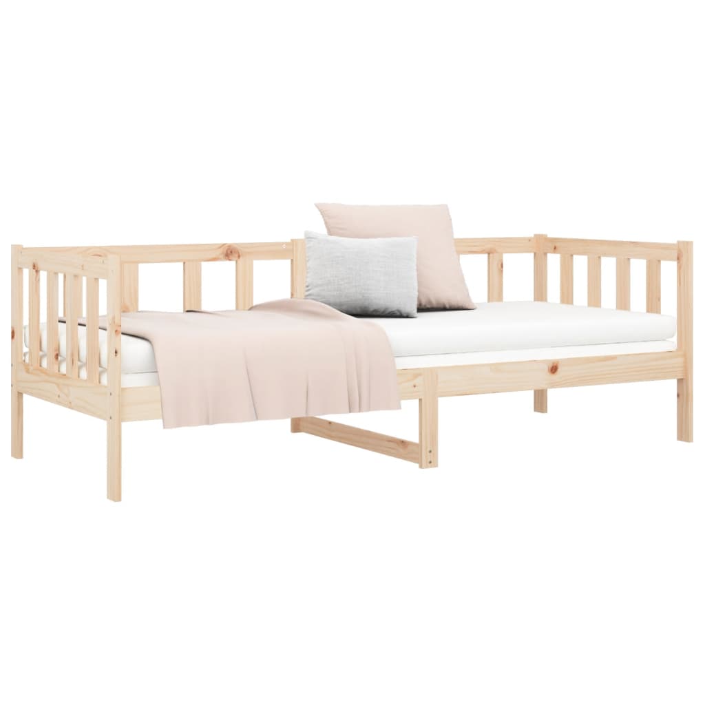 daybed uden madras 90x190 cm massivt fyrretræ