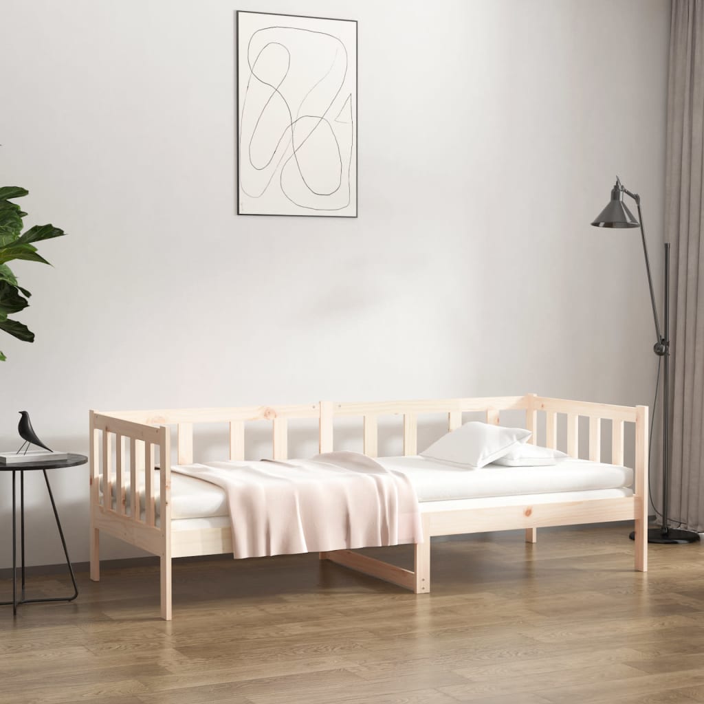 daybed uden madras 90x190 cm massivt fyrretræ