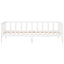 daybed uden madras 90x190 cm massivt fyrretræ hvid