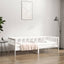 daybed uden madras 90x190 cm massivt fyrretræ hvid