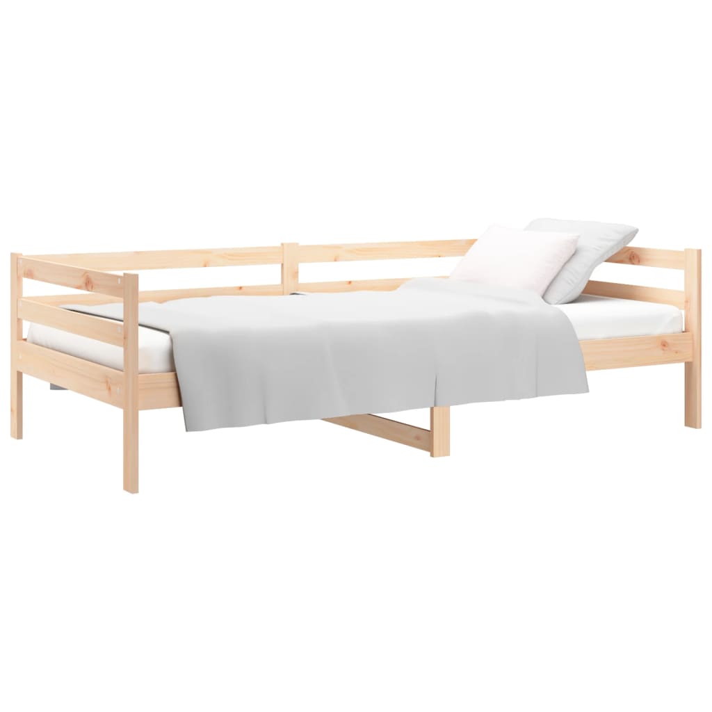daybed uden madras 80x200 cm massivt fyrretræ