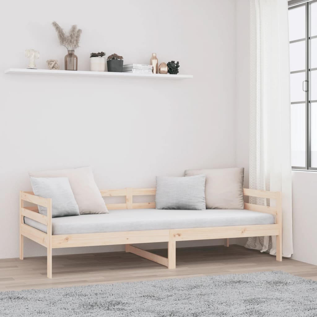 daybed uden madras 80x200 cm massivt fyrretræ