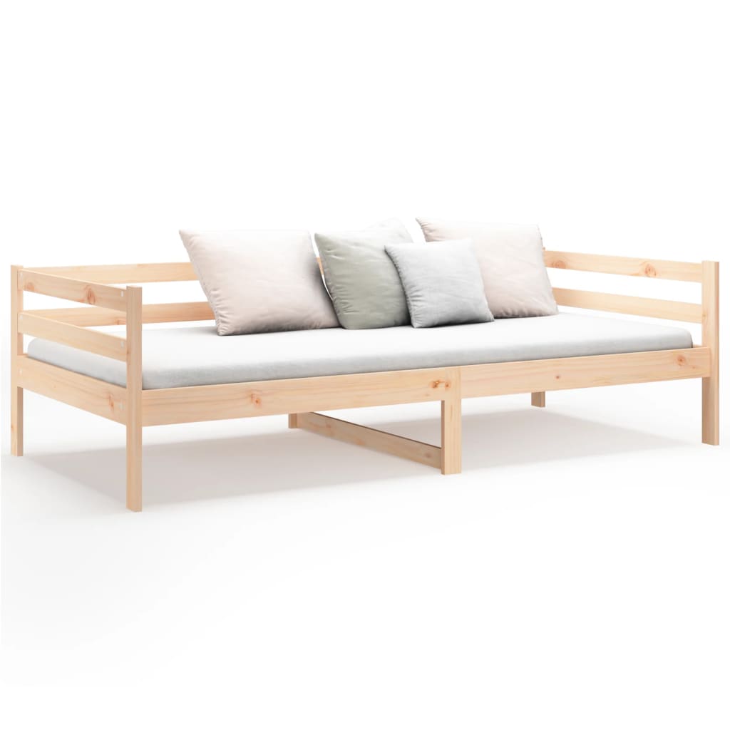 daybed uden madras 80x200 cm massivt fyrretræ