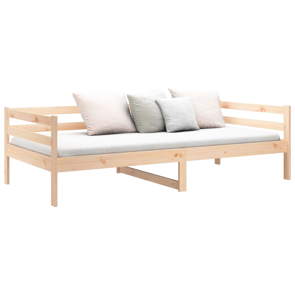 daybed uden madras 80x200 cm massivt fyrretræ