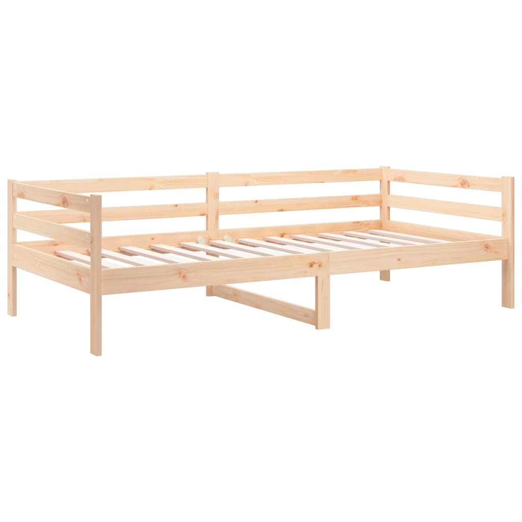 daybed uden madras 80x200 cm massivt fyrretræ