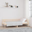 daybed uden madras 80x200 cm massivt fyrretræ