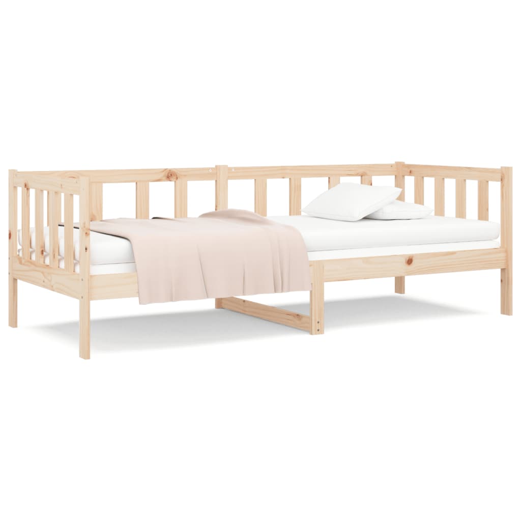 daybed uden madras 80x200 cm massivt fyrretræ