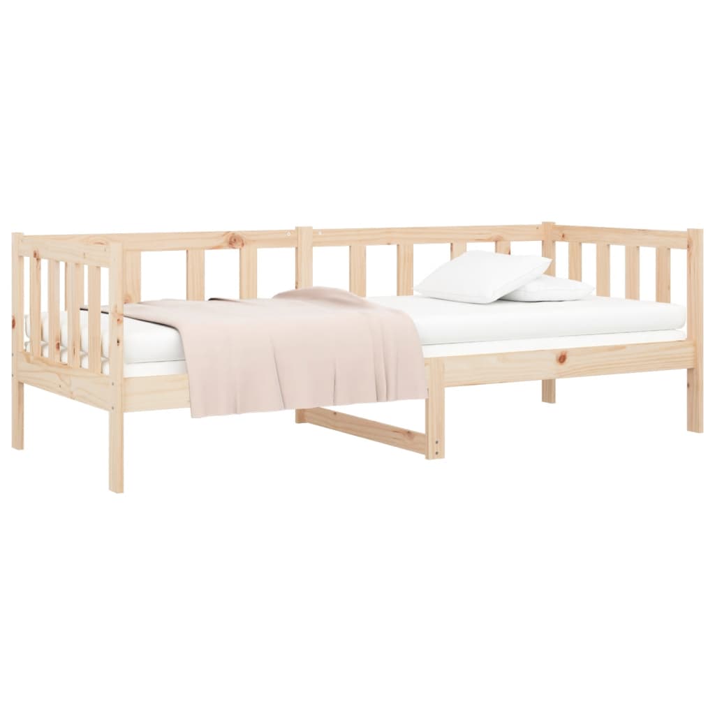 daybed uden madras 80x200 cm massivt fyrretræ