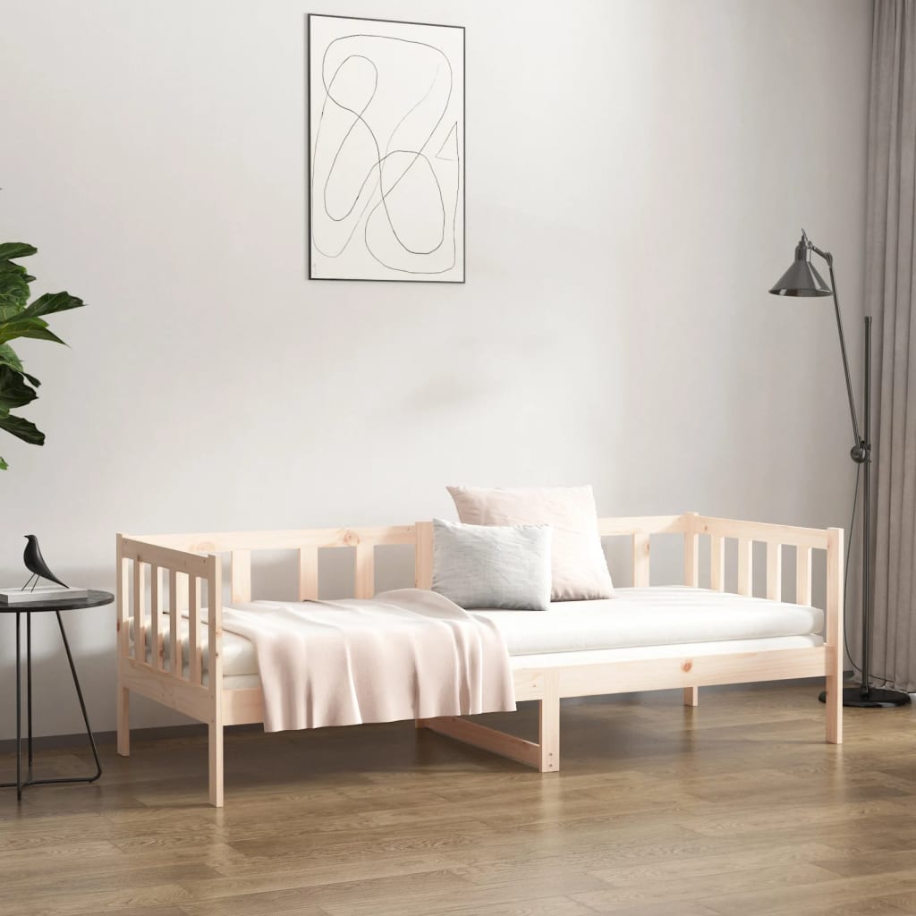 daybed uden madras 80x200 cm massivt fyrretræ