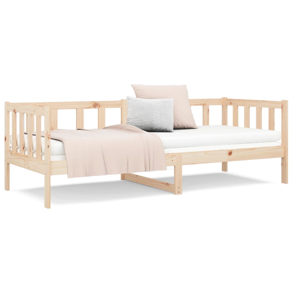 daybed uden madras 80x200 cm massivt fyrretræ