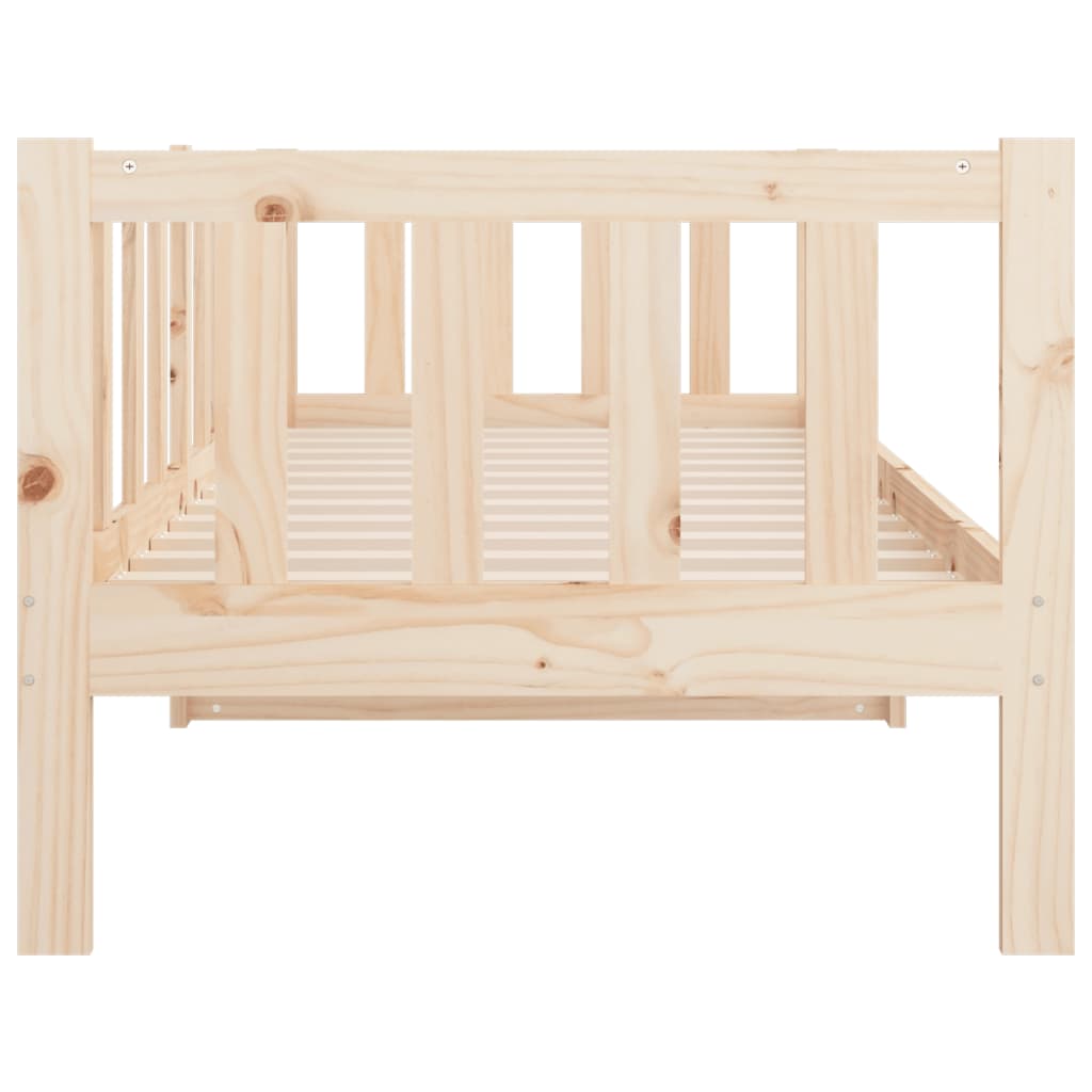 daybed uden madras 80x200 cm massivt fyrretræ