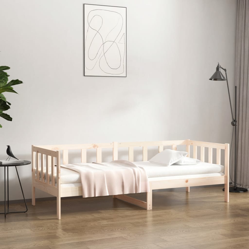 daybed uden madras 80x200 cm massivt fyrretræ