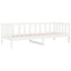 daybed uden madras 80x200 cm massivt fyrretræ hvid