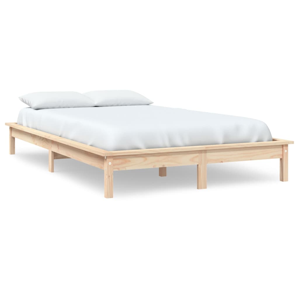 sengeramme 120x200 cm massivt fyrretræ