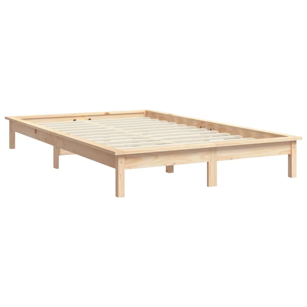 sengeramme 120x200 cm massivt fyrretræ