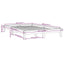 sengeramme 150x200 cm King Size massivt fyrretræ hvid