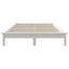 sengeramme 180x200 cm massivt fyrretræ hvid