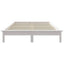 sengeramme uden madras 140x190 cm massivt fyrretræ hvid