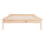 sengeramme med LED 75x190 cm Small Single massivt træ