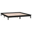 sengeramme med LED-lys 120x190 cm Small Double massivt træ sort