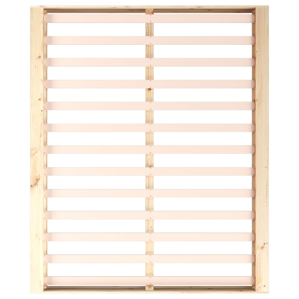 sengeramme 200x200 cm massivt træ