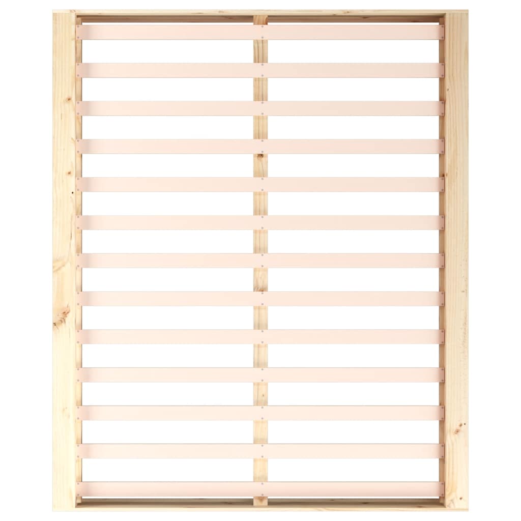 sengeramme 150x200 cm King Size massivt træ