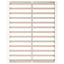 sengeramme 120x200 cm massivt træ hvid