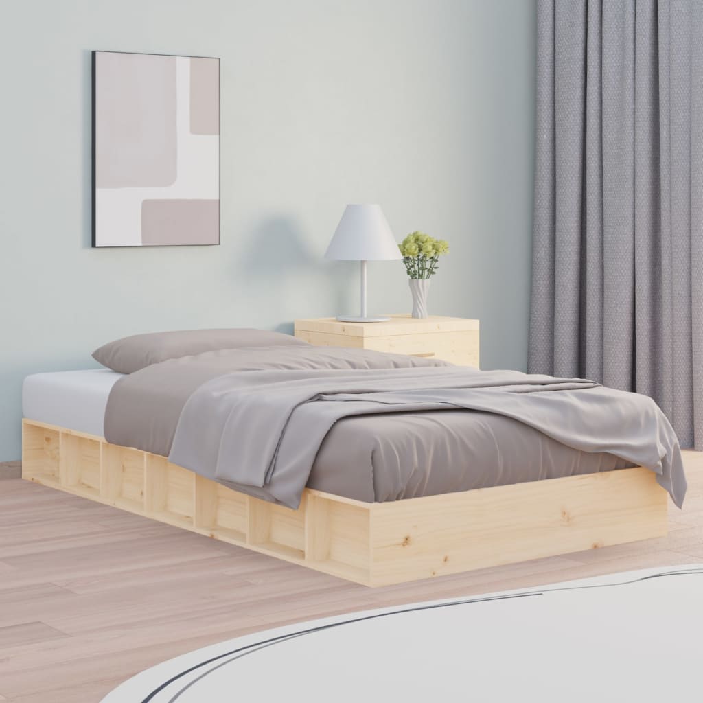 sengeramme 75x190 cm Small Single massivt træ