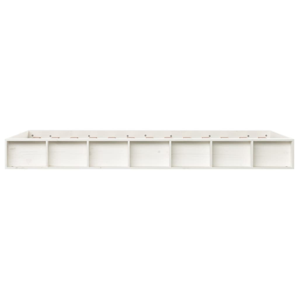 sengeramme 75x190 cm Small Single massivt træ hvid