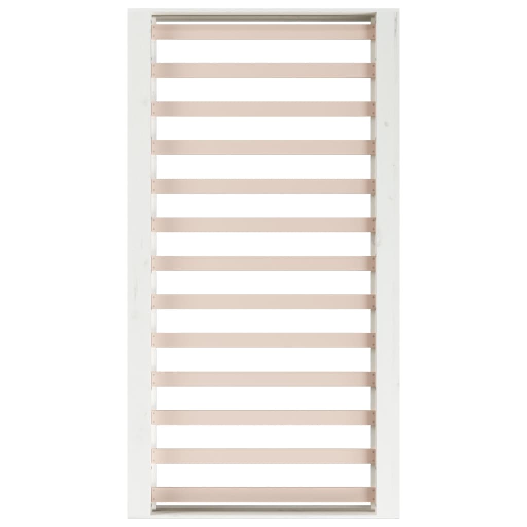 sengeramme 90x190 cm Single massivt træ hvid