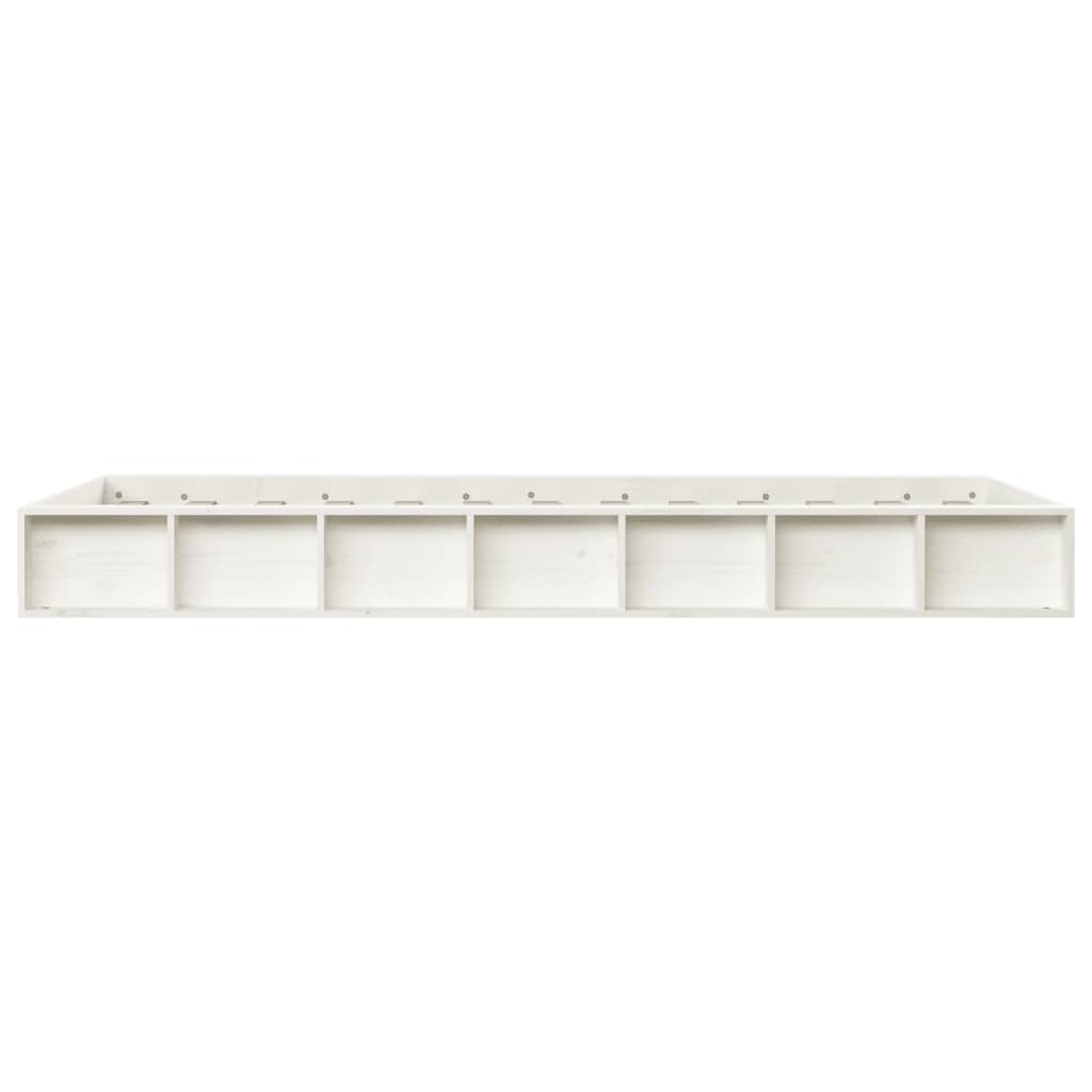 sengeramme 140x190 cm massivt træ hvid