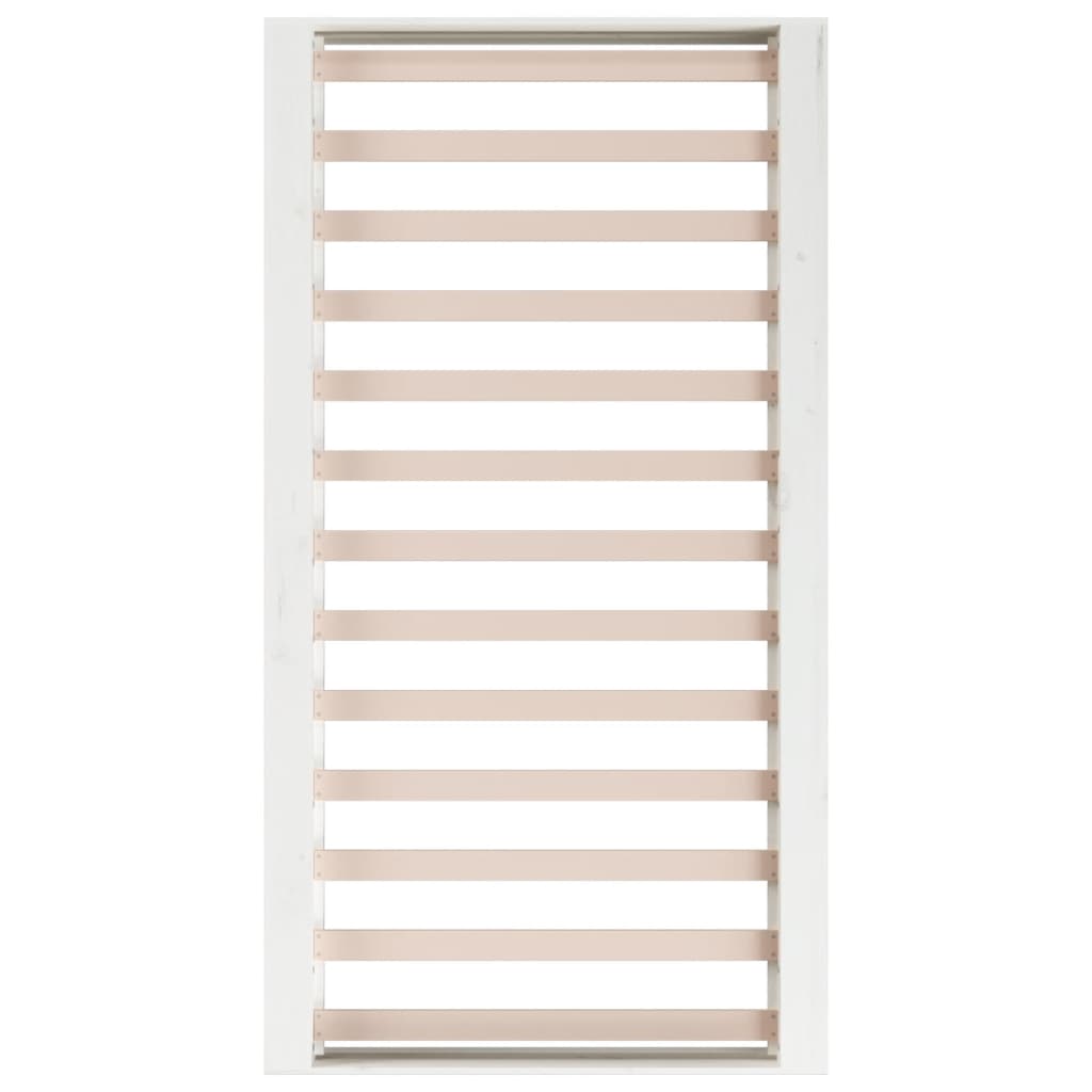 sengeramme 140x190 cm massivt træ hvid