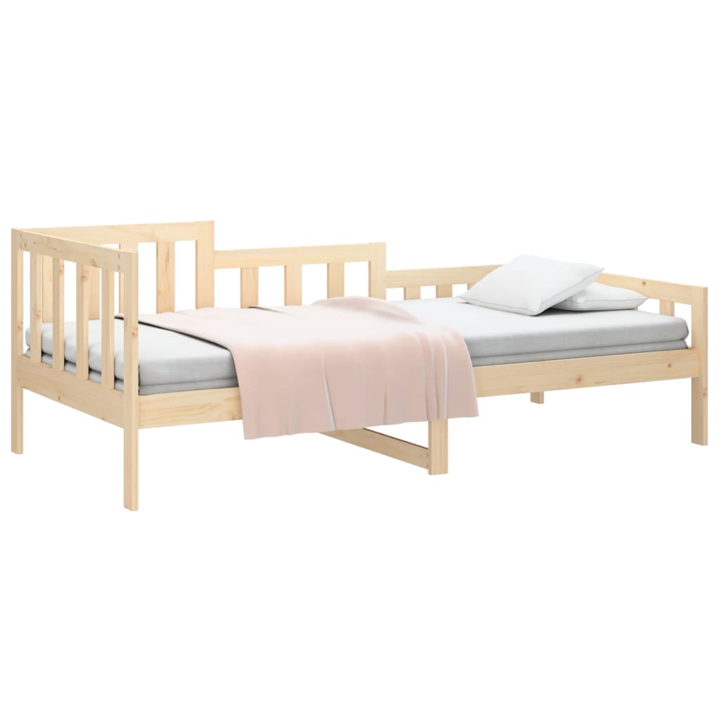 daybed uden madras 80x200 cm massivt fyrretræ